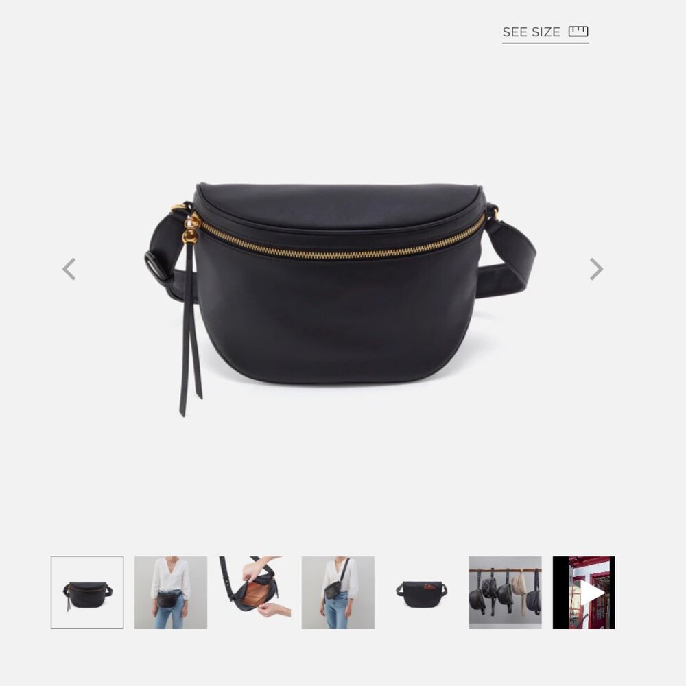 Beige Hobo Juno Belt Bag Like New!